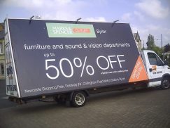 AdVan promoting M&S Newcastle