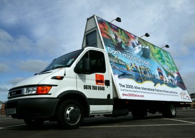 AdVan Promoting Tall Ships Race in Newcastle