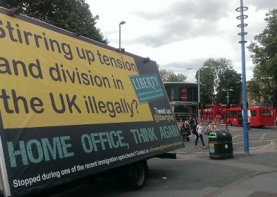 Advertising Van Liberty Westminster