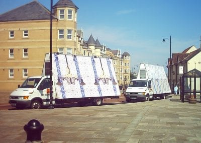 Poster Trucks North Tyneside Presenting Art in the Community