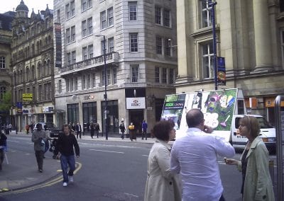 Ad Van promoting Asda Manchester City Centre