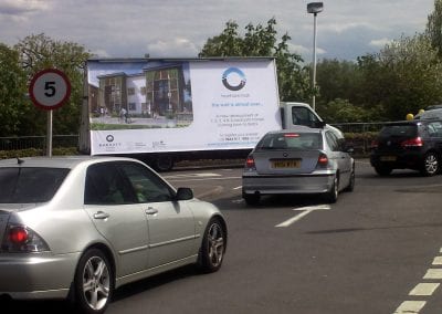 Van Advertising Barratt Homes Cheshire