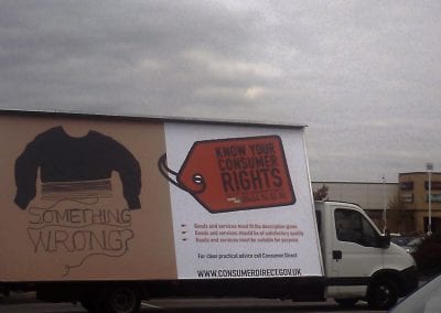 Mobile Advertising Van Consumer Rights in Doncaster