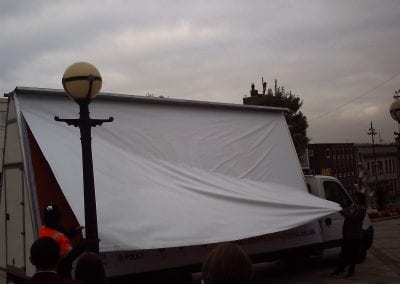 Poster unveiling by the Chief Constable and Mayor of Rotherham