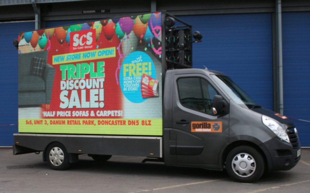 Digital Advertising Van For Sale