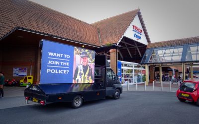 Advertising Van Police Recruitment Campaign