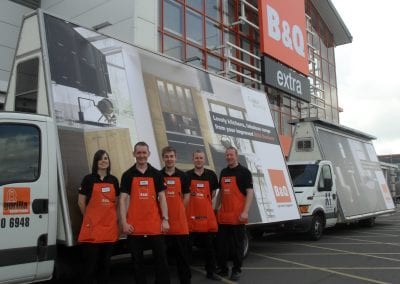 Mobile Billboard Advertising B&Q in Bolton