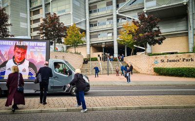 From Arena to Anthem: How Our Van Advert Helped Spotlight Sam Fender and Sunday for Sammy