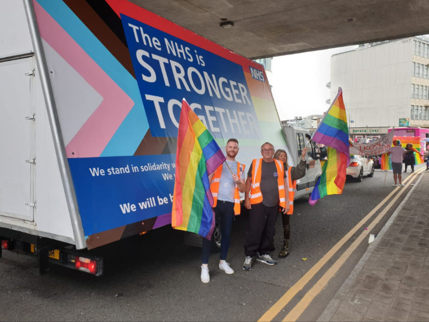 advertising van hire for pride Birmingham