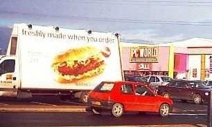 AdVan advertising McDonalds North Tyneside