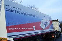 Advertising trailer for DFDS