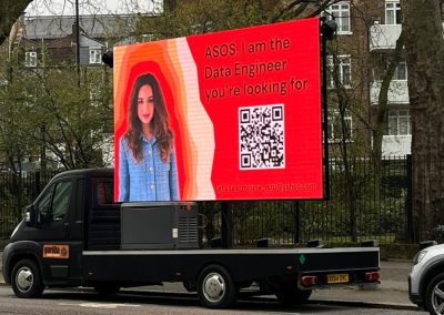 Mobile Digital Advertising Screen ASOS London